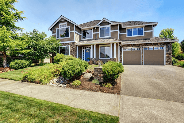 A very neat house with gorgeous outdoor landscape